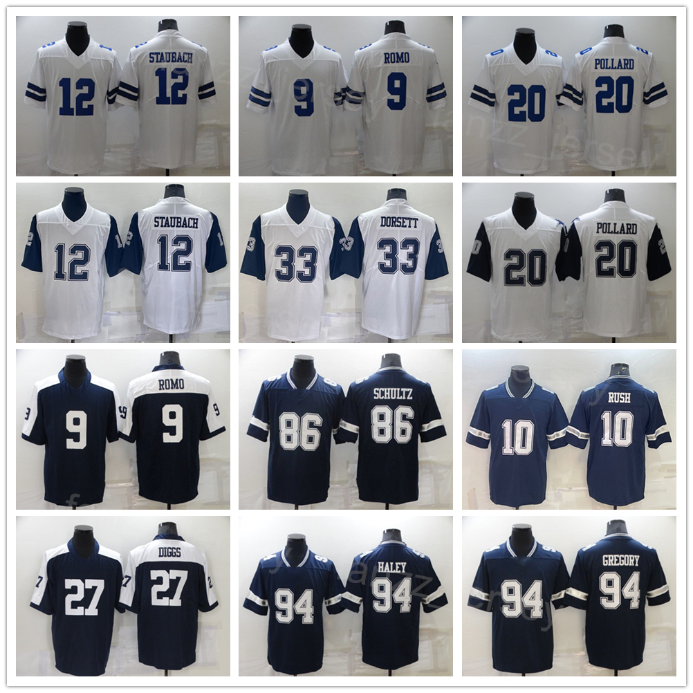 Men Football 20 Tony Pollard Jersey Thanksgiving 27 Jayron Kearse 33 Tony Dorsett 86 Dalton Schultz 10 Cooper Rush 12 Roger Staubach Navy Blue White Stitched Sport
Men Football 20 Tony Pollard Jersey Thanksgiving 27 Jayron Kearse 33 Tony Dorsett 86 Dalton Schultz 10 Cooper Rush 12 Roger Staubach Navy Blue White Stitched Sport