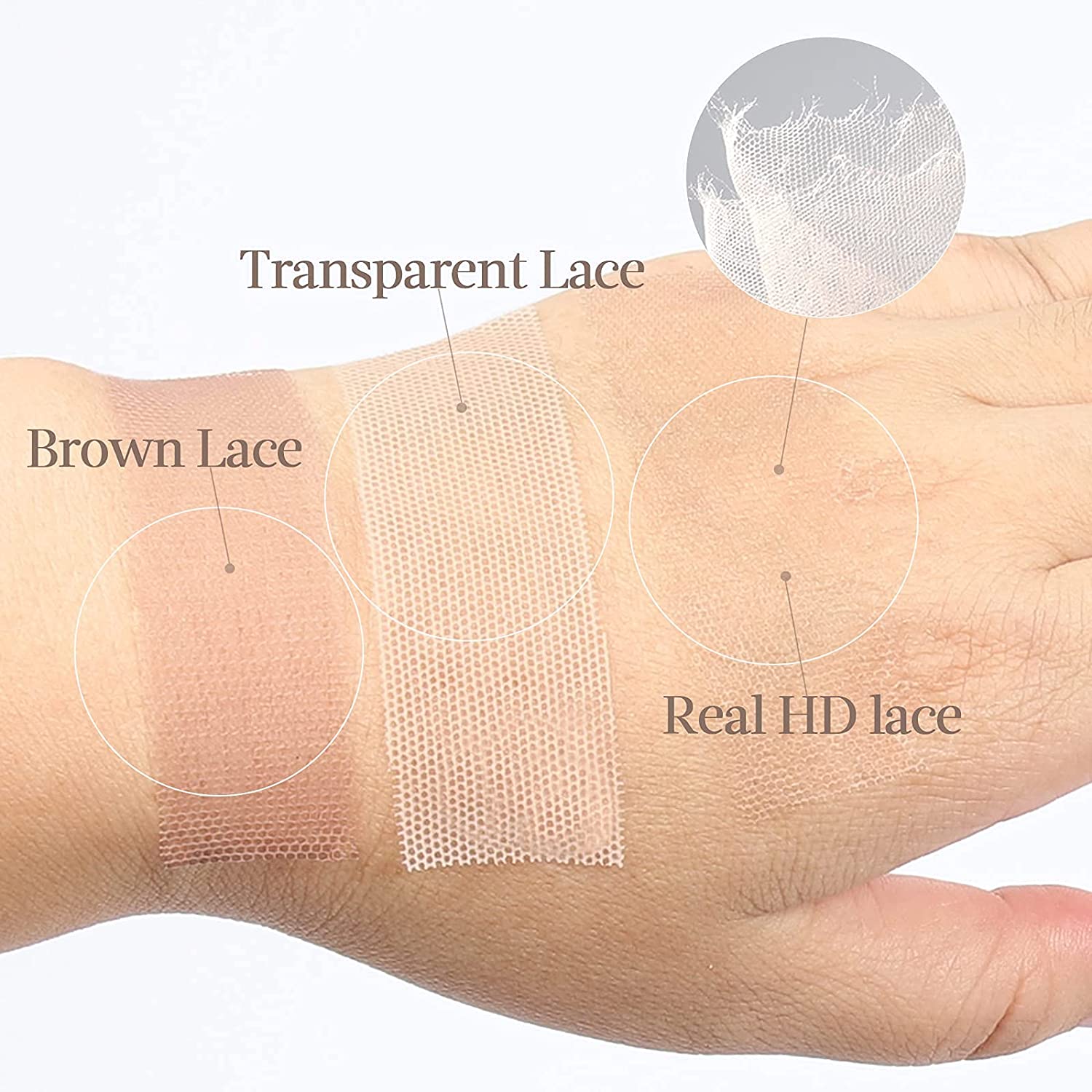 13X6 Tranparent HD Lace Frontal Brazilian Straight Human Natural Black Closure Pre Plucked With Baby Hair