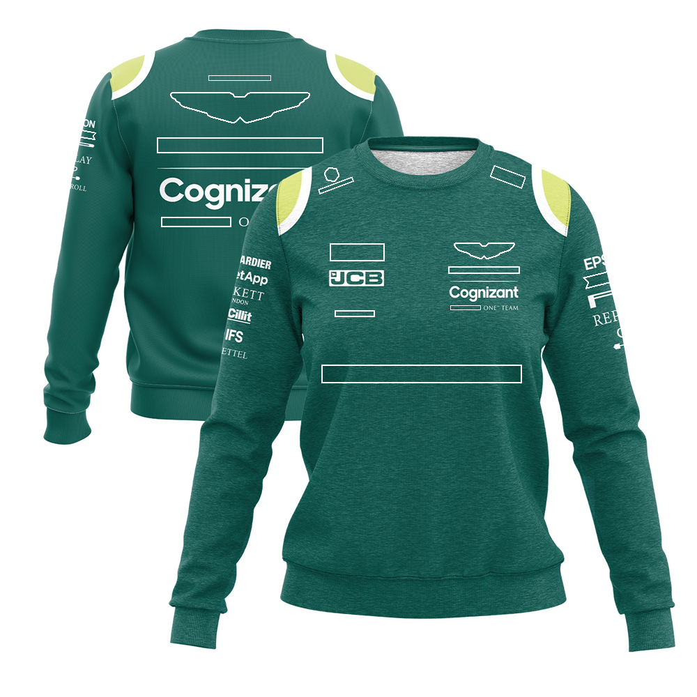 2022 New F1 Round Collar Sweatshirt Formule 1 Team Racing Suit Coat Men's Women's Pullover Fashion Oversized Clothing Tops Plus Size free s