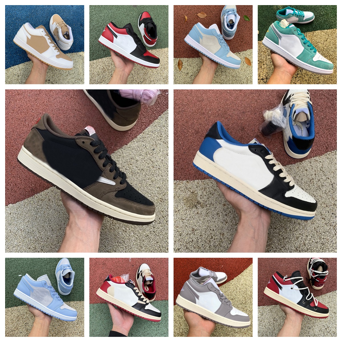 

Jumpman 1 Og 1S Cut Mens Basketball Shoes Chicago Fragment Reverse Mocha Shattered Backboard Unc Cactus Jack Bred Black Toe Smoke Grey Shadow Women Sports Sneakers, Bubble package bag