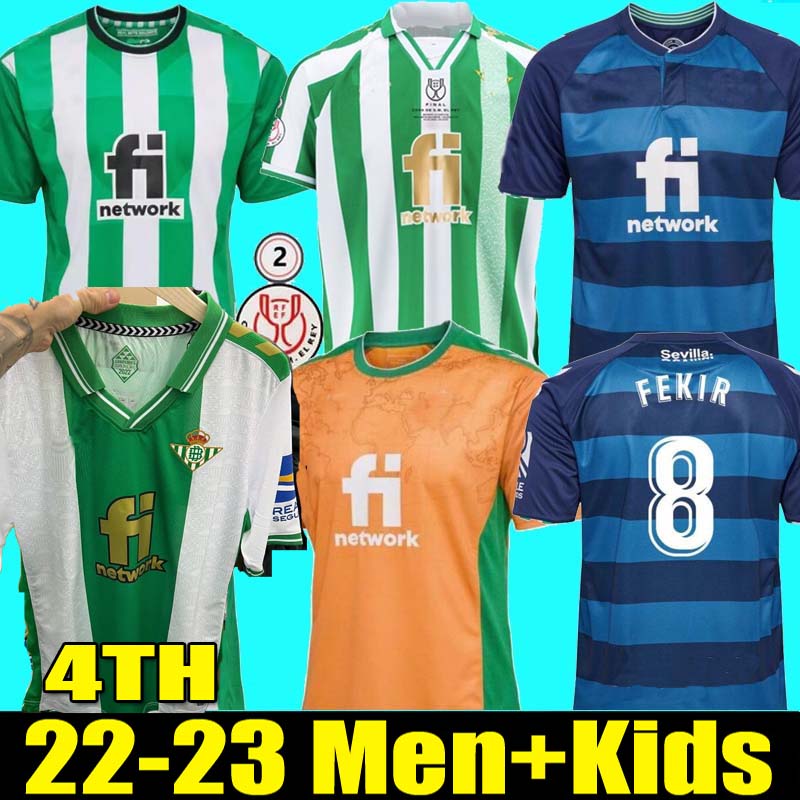 22 23 real Betis soccer Jerseys copa DEL rey FINAL away fourth JOAQUIN B.Iglesias camiseta de futbol Juanmi ESTADIO LA CARTUJA third 2022 special-edition foot kids, 3rd+patch
22 23 real Betis soccer Jerseys copa DEL rey FINAL away fourth JOAQUIN B.Iglesias camiseta de futbol Juanmi ESTADIO LA CARTUJA third 2022 special-edition foot kids, 3rd+patch