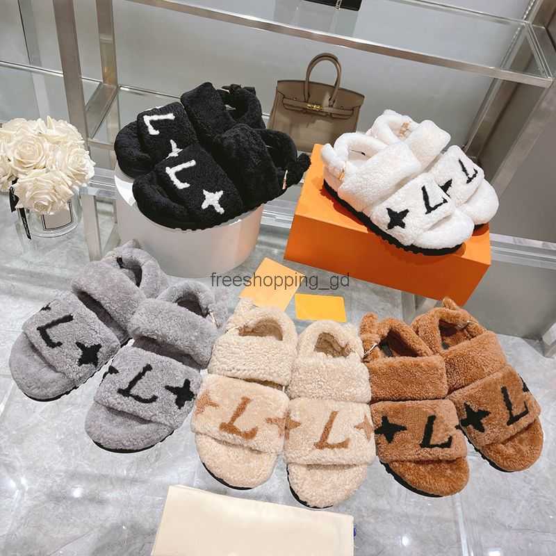 Warm Sandal Womens Slippers Paseo Flat Comfort Shearling Strap fur Slipper flat sandal indoor Louiseity LVs Viutonity Wome
Warm Sandal Womens Slippers Paseo Flat Comfort Shearling Strap fur Slipper flat sandal indoor Louiseity LVs Viutonity Wome
