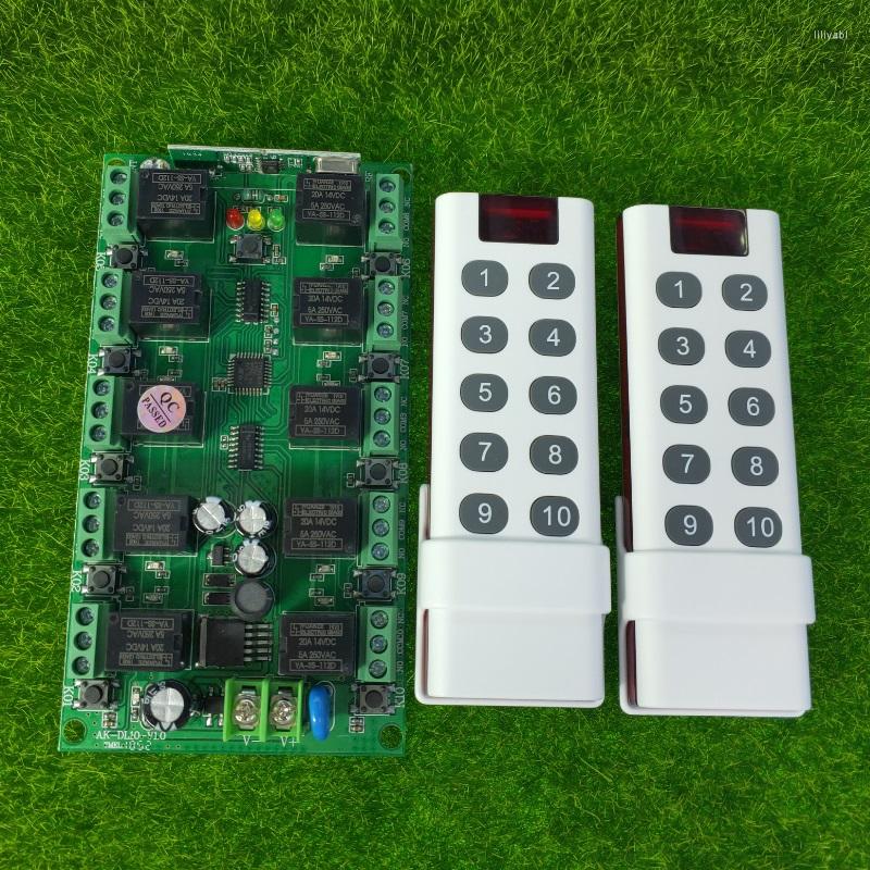 Remote Controlers 315/433MHZ DC 12V 10A 10 CH RF Independent Work Wireless Control System Individual Learning Code Light/lamp/led Band
Remote Controlers 315/433MHZ DC 12V 10A 10 CH RF Independent Work Wireless Control System Individual Learning Code Light/lamp/led Band