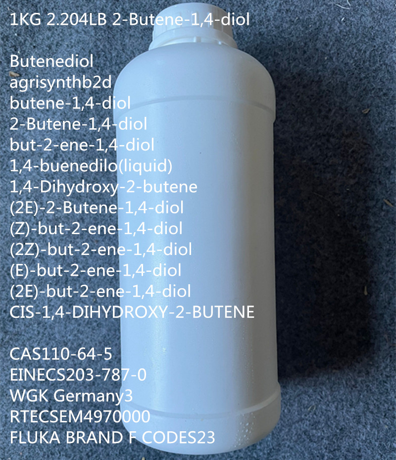 Other Raw Materials 99 Purity 1.4-B glycol 1.4 BDO Trade Directly 14B CAS 110-64-5 CAS110-63-4 2-Butene-1.4-diol Butenediol agrisynthb2d butene-1.4-diol C4H8O2 EINECS 203-787-0