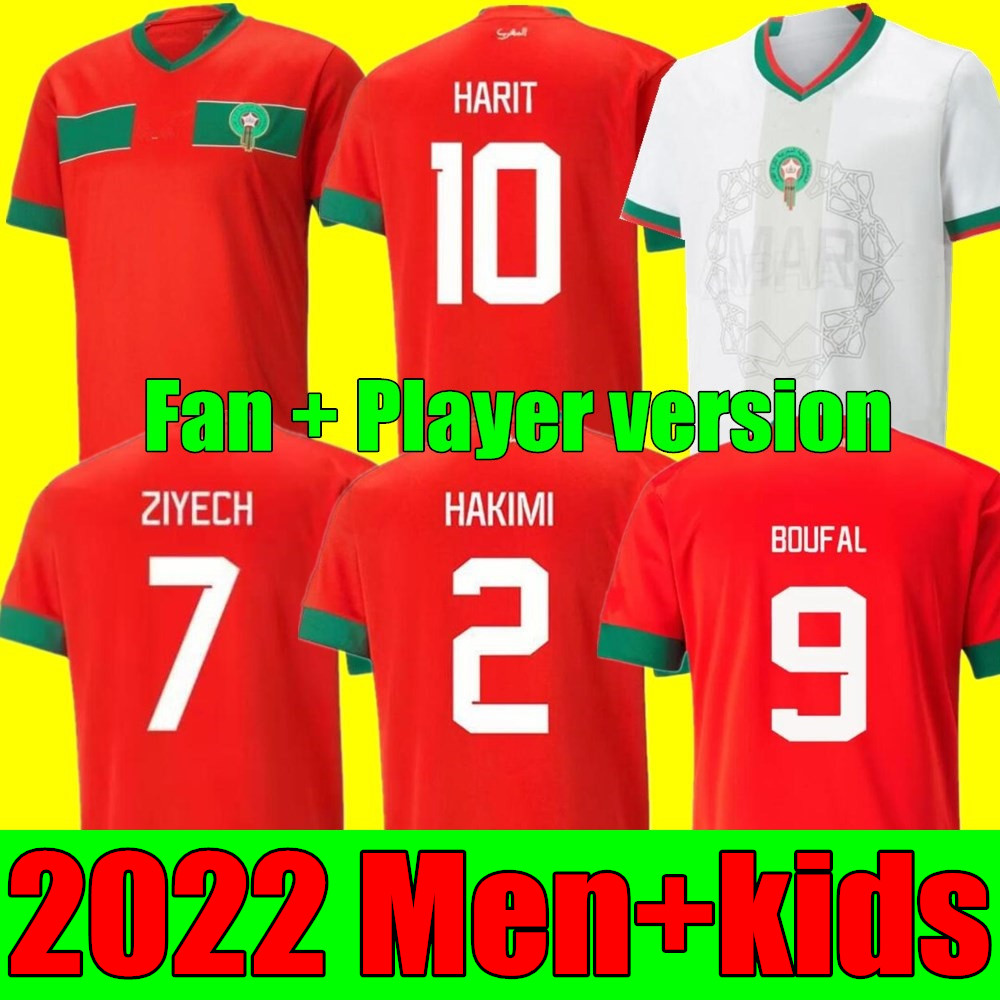 World 2022 Cup Morocco soccer jerseys HAKIMI Maillot marocain 22 23 ZIYECH EN-NESYRI football shirts men kids kit HARIT SAISS IDRISSI BOUFAL Maroc shirt, Adult away+world cup patch
World 2022 Cup Morocco soccer jerseys HAKIMI Maillot marocain 22 23 ZIYECH EN-NESYRI football shirts men kids kit HARIT SAISS IDRISSI BOUFAL Maroc shirt, Adult away+world cup patch