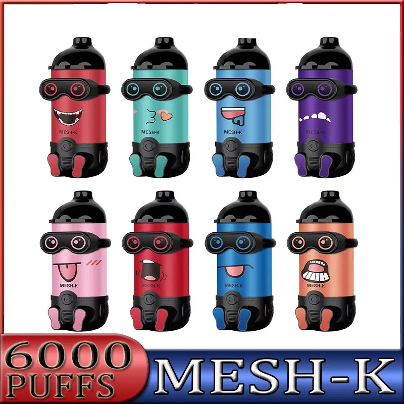 Original MESH-K 6000puff E cigarettes Puffs Bars mesh coil Disposable Vape Pen kit 15ml Pre-filled Pods Cartridge 650mAh Rechargeable Minions Cartoon Design
Original MESH-K 6000puff E cigarettes Puffs Bars mesh coil Disposable Vape Pen kit 15ml Pre-filled Pods Cartridge 650mAh Rechargeable Minions Cartoon Design
