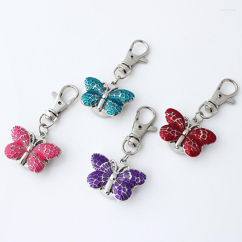 Pocket Watches Mini Metal Clip Watch Fashion Cute Lovely Crystal Butterfly Quartz Key Ring Chain GL36K With Gift Bag, Blue
Pocket Watches Mini Metal Clip Watch Fashion Cute Lovely Crystal Butterfly Quartz Key Ring Chain GL36K With Gift Bag, Blue