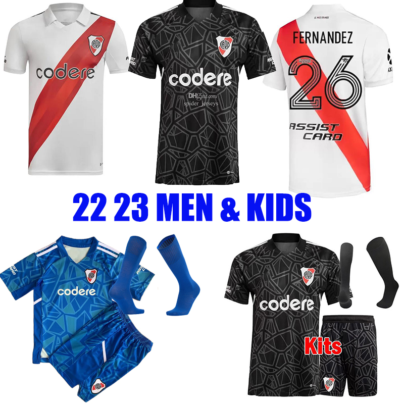 2022 2023 River soccer jerseys Plate 22 23 home away third goalkeeper DE LA CRUZ QUINTERO BORRE FERNANDEZ PRATTO football shirts kids kit, Home with patch
2022 2023 River soccer jerseys Plate 22 23 home away third goalkeeper DE LA CRUZ QUINTERO BORRE FERNANDEZ PRATTO football shirts kids kit, Home with patch