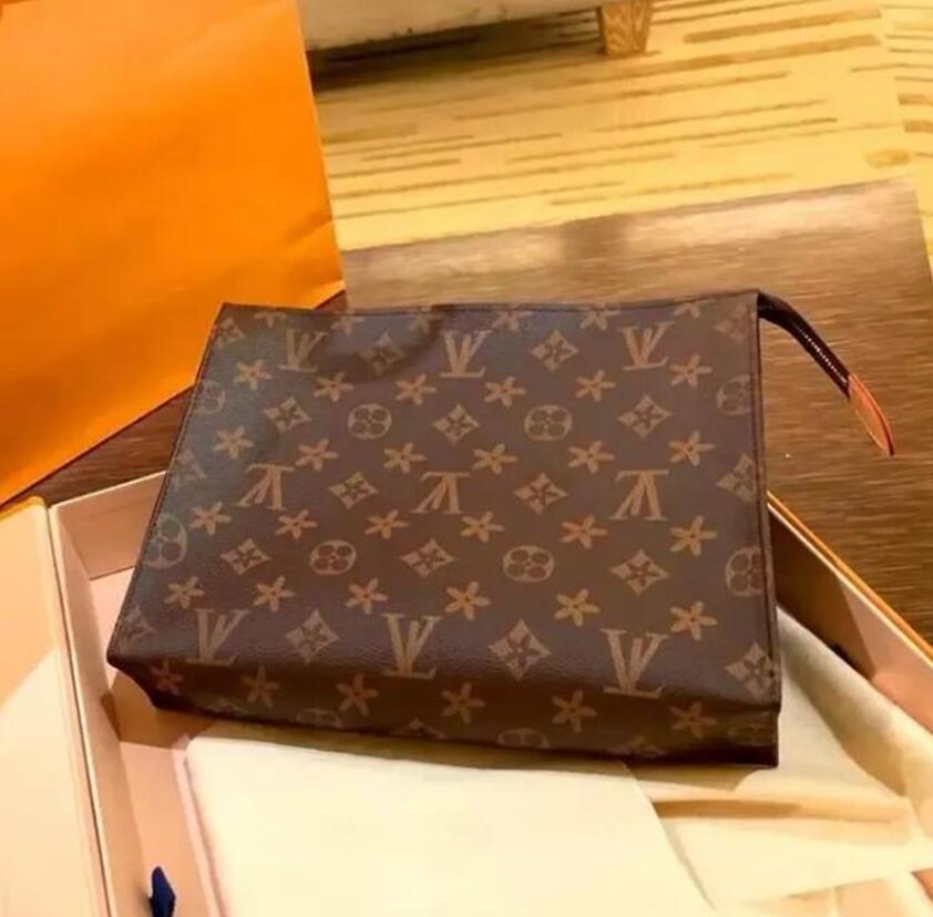 Louise Viuton Designer Wallet letter flower Coffee Black lattice mens bags women wallets Cosmetic bag zipper Designer Handbags purses 47542 Come dust bag