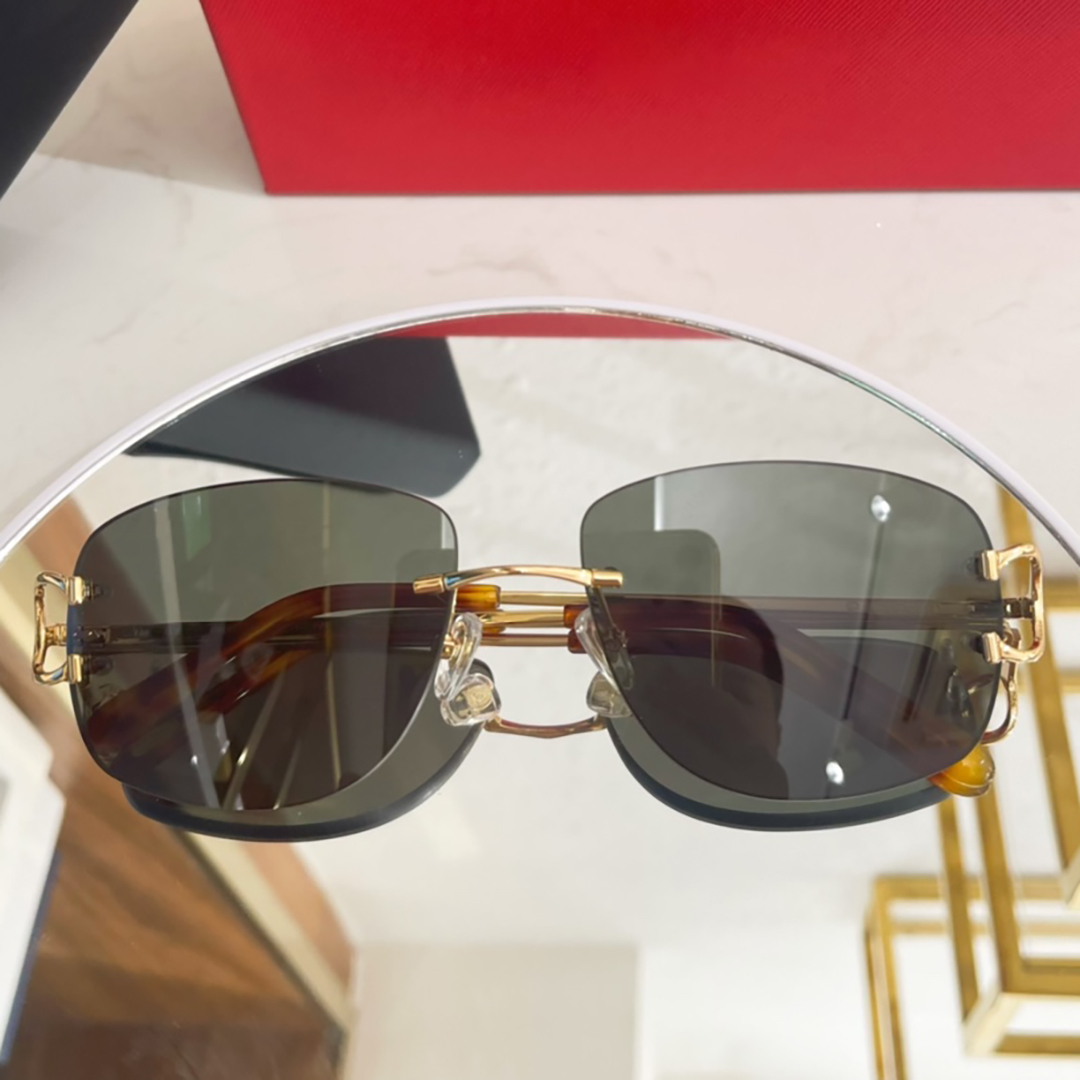 Original Borderless Gradient Sunglasses for Men CAR Exquisite Craft CT0008 Fashion Casual Party Driving Personality UV400 Cat Eyes Women Sunglasses size58
Original Borderless Gradient Sunglasses for Men CAR Exquisite Craft CT0008 Fashion Casual Party Driving Personality UV400 Cat Eyes Women Sunglasses size58