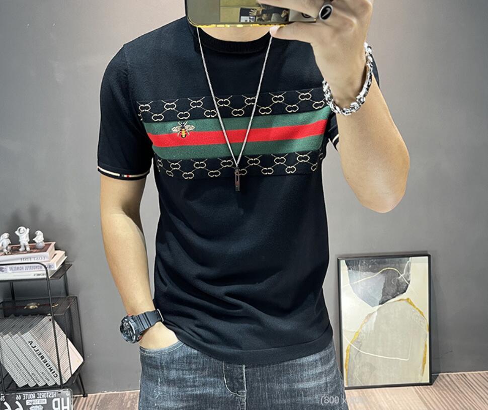 Men's Short-sleeved T-shirt Top 2023 Summer New European Goods Men's Half-sleeved T-shirt Black Bottoming Shirt, W1
Men's Short-sleeved T-shirt Top 2023 Summer New European Goods Men's Half-sleeved T-shirt Black Bottoming Shirt, W1