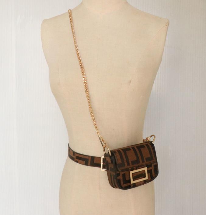 Fashion Women Belt Waist Bag Fanny Packs Designers PU Leather Handbags Detachable Coin Purse Cute Chain letter Crossbody Bags 177Z3919707, Coffe
Fashion Women Belt Waist Bag Fanny Packs Designers PU Leather Handbags Detachable Coin Purse Cute Chain letter Crossbody Bags 177Z3919707, Coffe