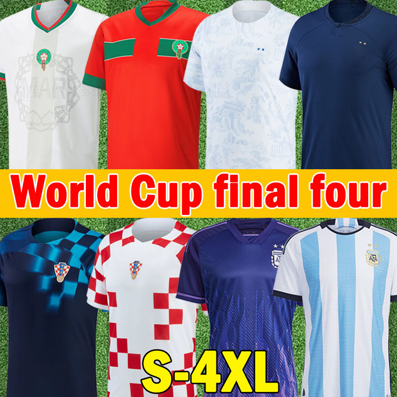 2022 World Cup final four Soccer Jerseys XXXL 4XL Argentina French GRIEZMANN MBAPPE Morocco EN-NESYRI Croatia Modric Livaja Big Size Football Shirts Men Uniforms, 22-23 away
2022 World Cup final four Soccer Jerseys XXXL 4XL Argentina French GRIEZMANN MBAPPE Morocco EN-NESYRI Croatia Modric Livaja Big Size Football Shirts Men Uniforms, 22-23 away
