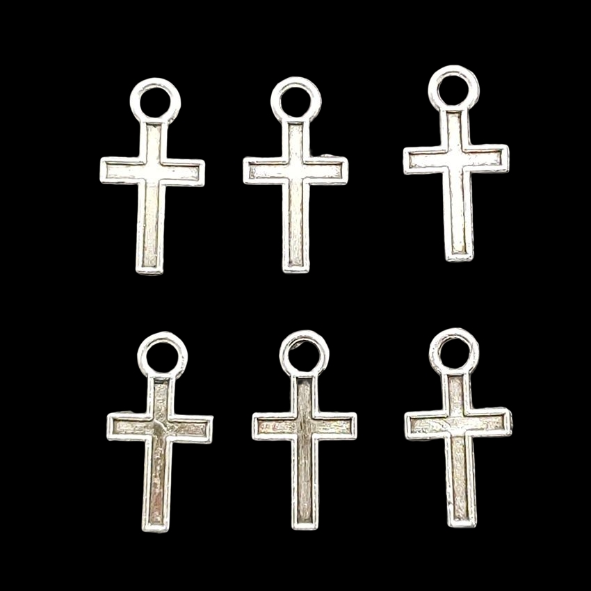 200pcs/Pack small cross Pendants Charms For Jewelry Making Necklaces Earrings Bracelets Tibetan Silver Color Antique DIY Handmade Craft 16x9mm DH0655
200pcs/Pack small cross Pendants Charms For Jewelry Making Necklaces Earrings Bracelets Tibetan Silver Color Antique DIY Handmade Craft 16x9mm DH0655