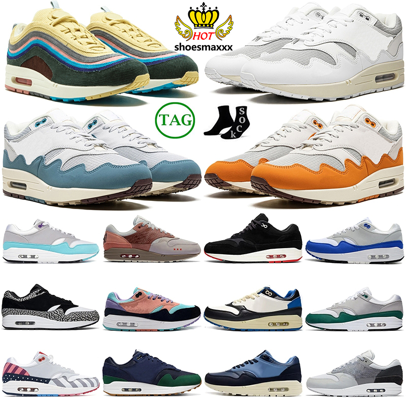 OG 1 87 Men Women Running Shoes 1s 87s Sean Wotherspoon Patta Night Maroon Black Noise Aqua Saturn Gold Bred Daisy Mens Have A day Trainers Outdoor Sports Sneakers, S1 (1)
OG 1 87 Men Women Running Shoes 1s 87s Sean Wotherspoon Patta Night Maroon Black Noise Aqua Saturn Gold Bred Daisy Mens Have A day Trainers Outdoor Sports Sneakers, S1 (1)