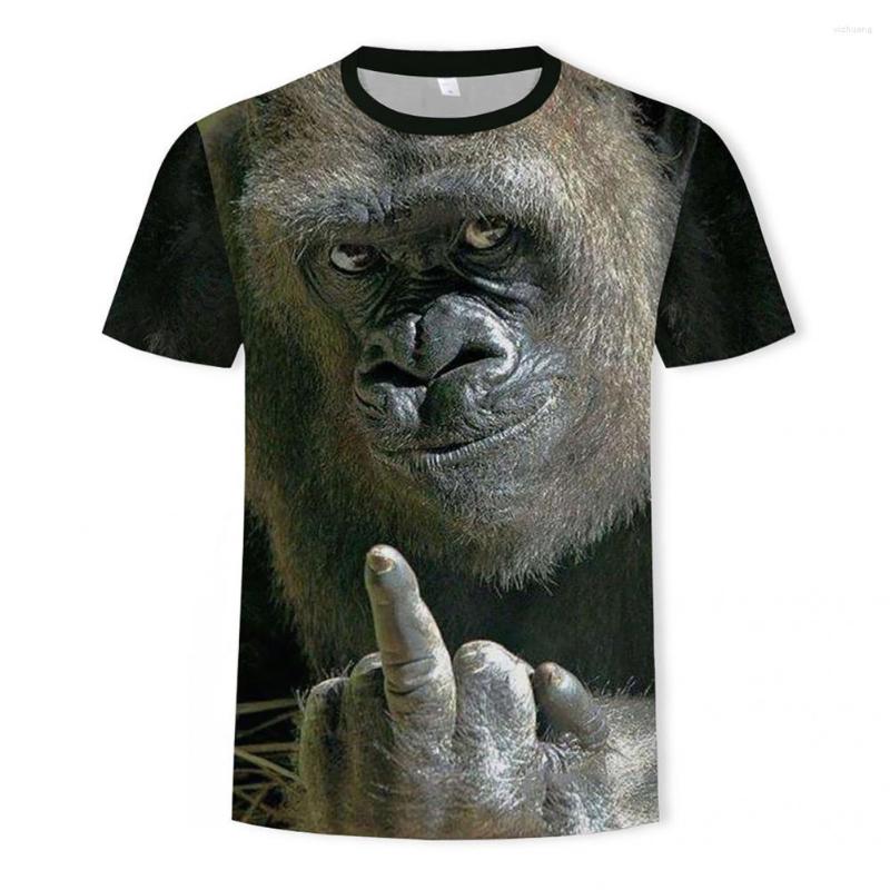 Men' T Shirts T-shirt Clothing The Street Of Leisure Orangutan Pattern 3D Short Sleeve Summer Fashion Top Animal Print, Black
Men' T Shirts T-shirt Clothing The Street Of Leisure Orangutan Pattern 3D Short Sleeve Summer Fashion Top Animal Print, Black