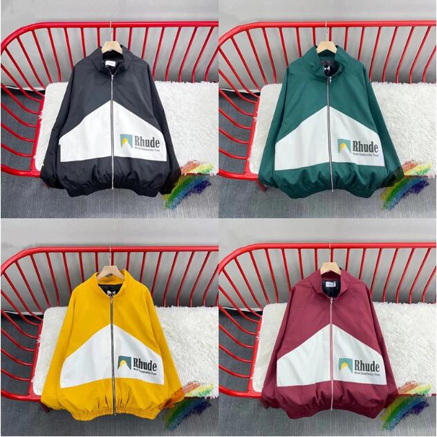 2023ss Patchwork Zipper Jacket Outwear Coats Men's plus size Outerwear & Coat