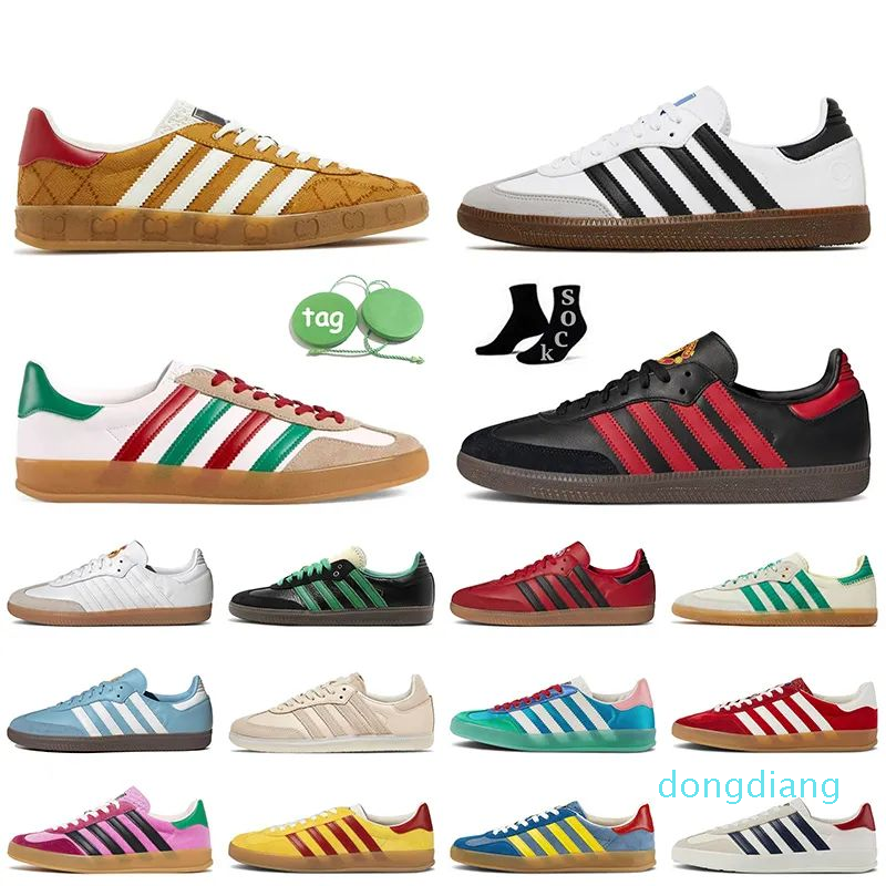 Designer Gazelle Casual Shoes Samba Platform Trainers Sneakers Light Blue Suede Wales Bonner Cream Green Men Women Samba Vegan Gazelles 36-45
Designer Gazelle Casual Shoes Samba Platform Trainers Sneakers Light Blue Suede Wales Bonner Cream Green Men Women Samba Vegan Gazelles 36-45