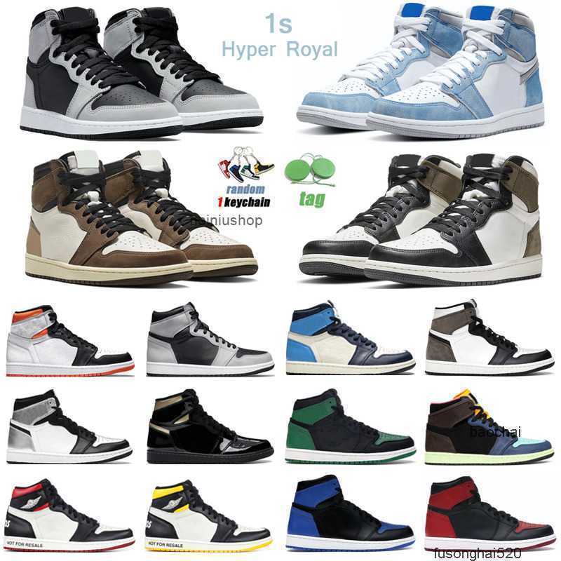 Casual Men Women 1s High OG Basketball Shoes For 1 Hyper Royal University Blue Electro Orange Shadow 2.0 Court Purple Mens Trainers Sport