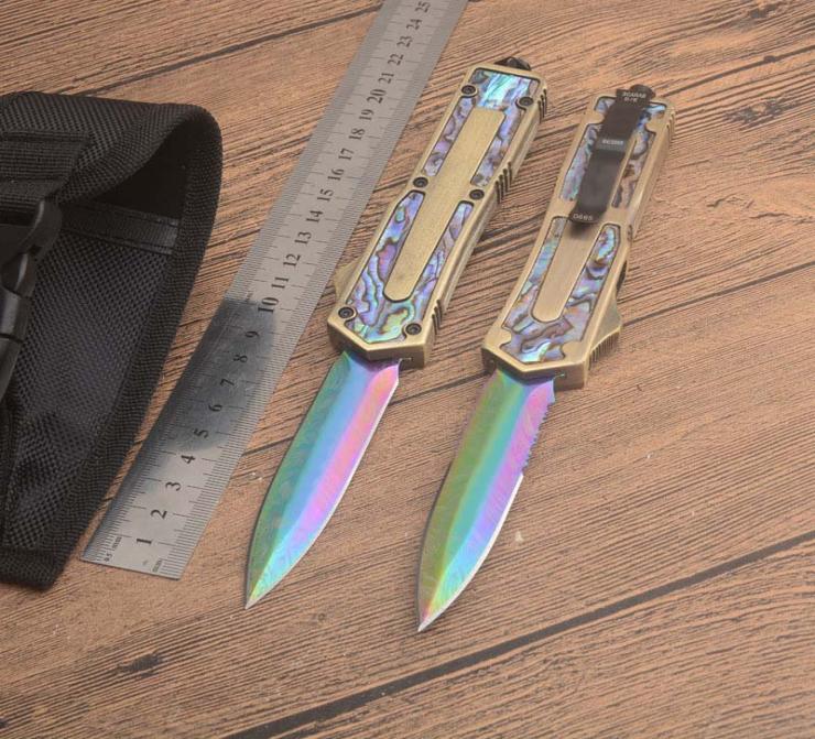 440C Blade C07 Benchmade BM3300 UTX85 UT121 knife Inlaid Abalone Shells handle Camping Automatic Knife Tactical Cutting Tool2004825
440C Blade C07 Benchmade BM3300 UTX85 UT121 knife Inlaid Abalone Shells handle Camping Automatic Knife Tactical Cutting Tool2004825