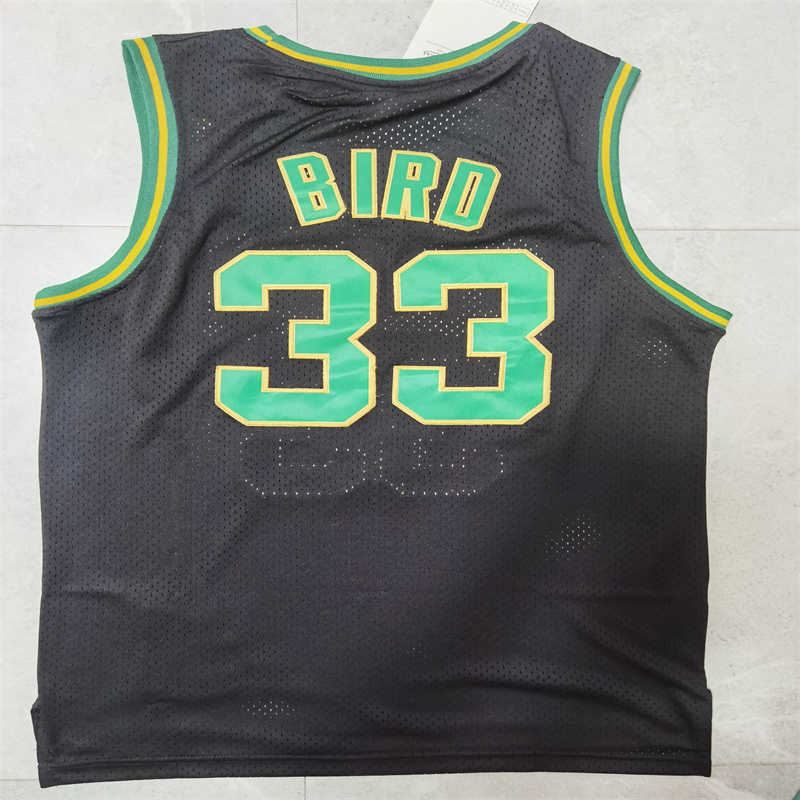 2022-23 Basketball Jayson 0 Tatum Jaylen 7 Brown Larry 33 Bird Jersey Stitched and Embroidery White Green Mens Shirts