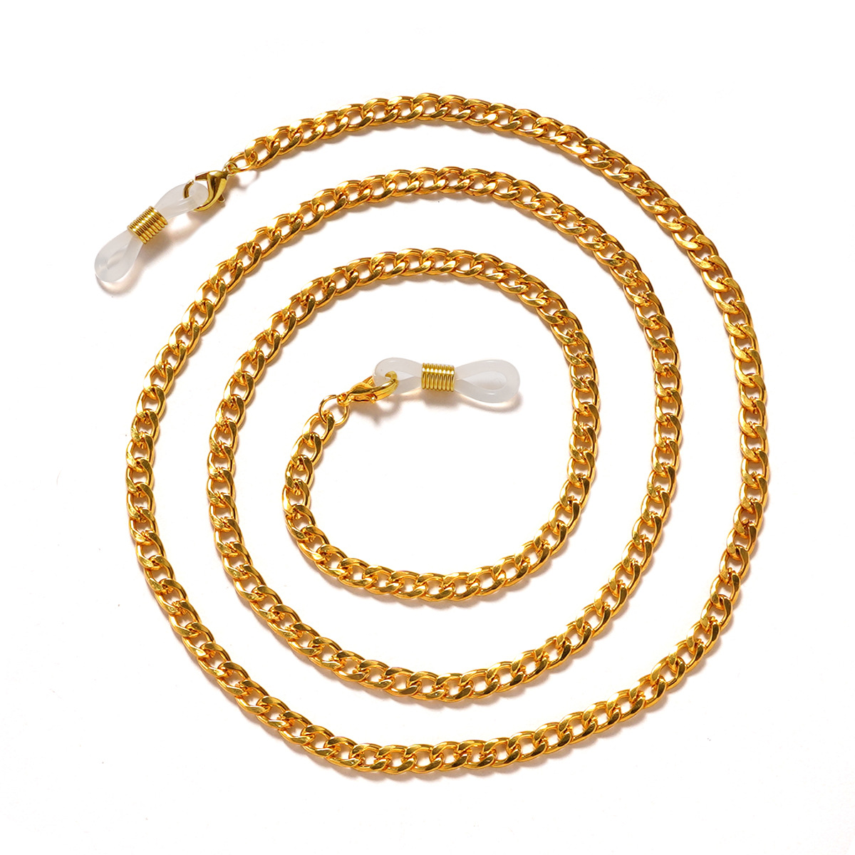 Simple Link Chain For Glasses Mask Lanyard Women Men Stainless Steel Gold Color Sunglasses Chains Eyewear Cord Strap