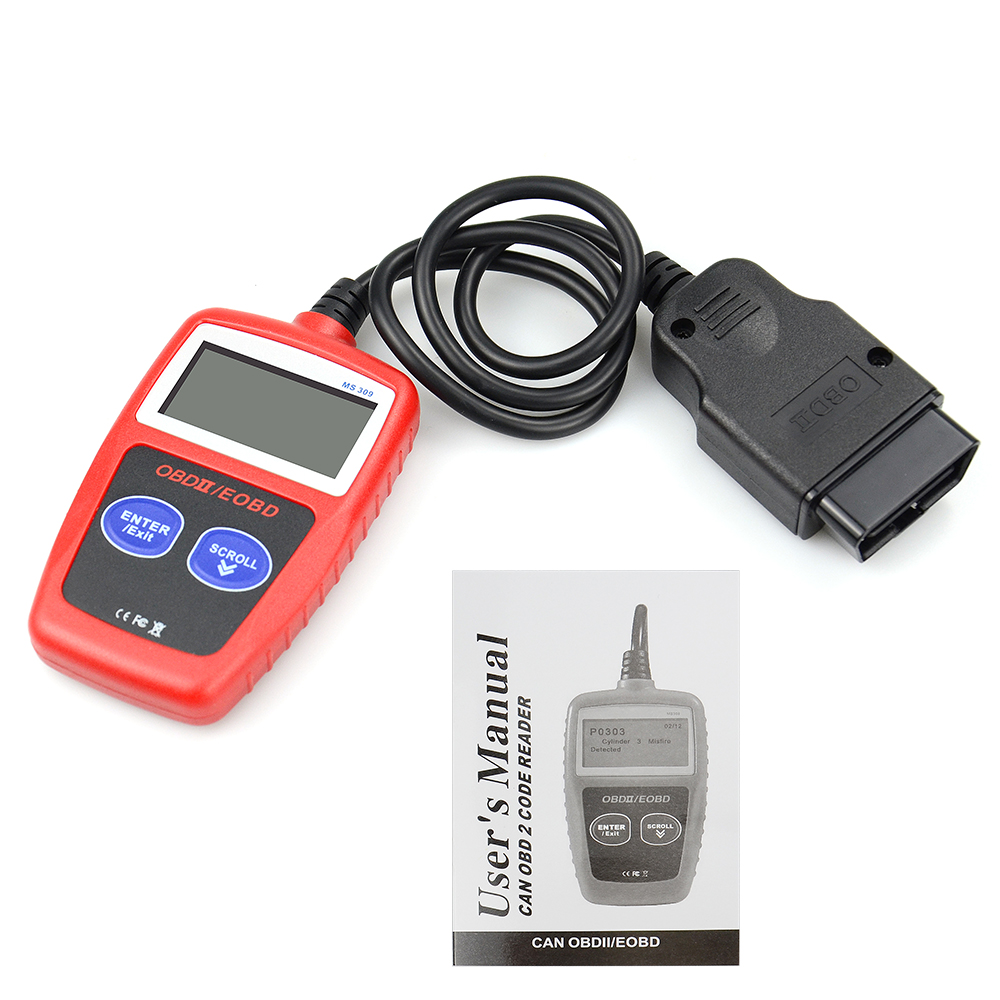Advanced Multi-Language Support MS309 Obdii OBD2 EoBd Code Reader - Easy DIY Car Maintenance Solution