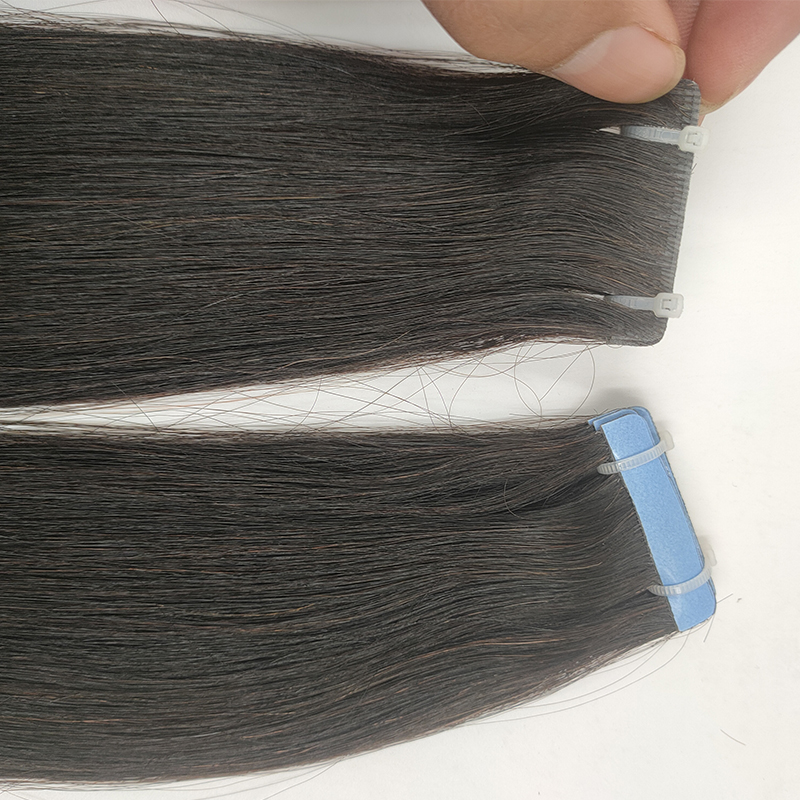 New Arrival Human Hair Clip In Extensions Skin Weft Seamless Invisible Tape Remy Hair 100g Natural Color 18 20 22 24inch