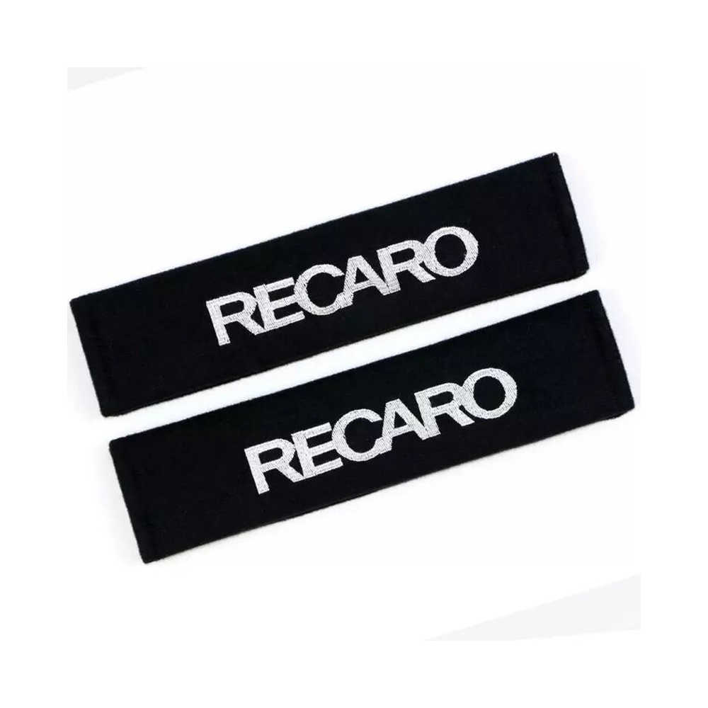 Safety Belts Accessories VEHICAR RECARO 2PCS Cars Seat Belt Cover Shoulder Protector Vehicle DIY Kids Care Seatbelt Pad Car Relax Accessories T221212