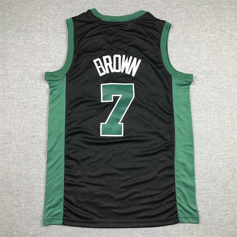2022-23 Basketball Jayson 0 Tatum Jaylen 7 Brown Larry 33 Bird Jersey Stitched and Embroidery White Green Mens Shirts