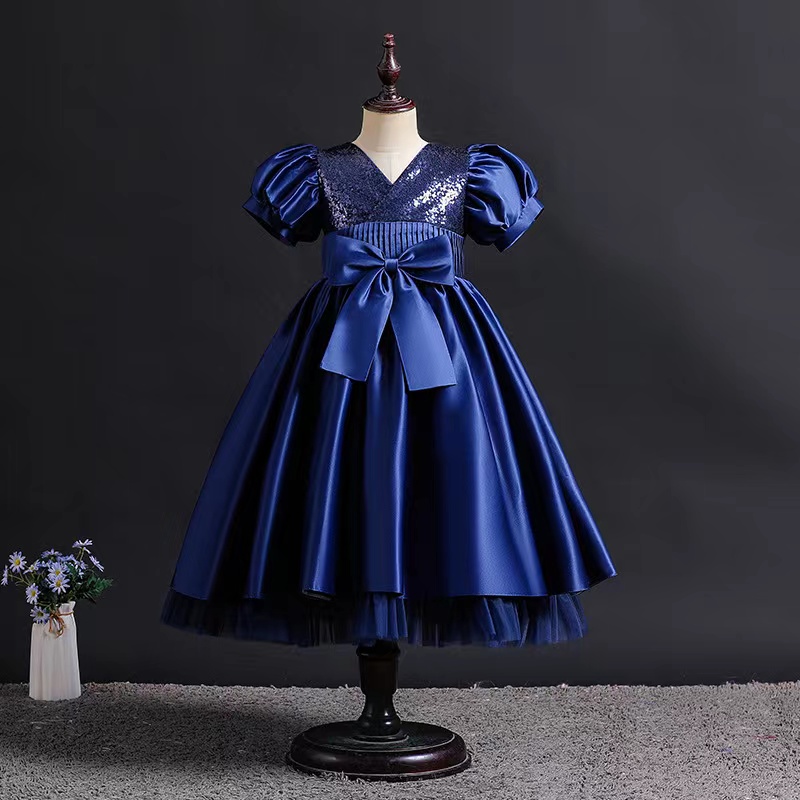 2023 New Flower Girl Dresses For Weddings Jewel Neck Champagne Puffy Ruffles Tiered Floral Little Kids Baby Gowns First Communion Dresses