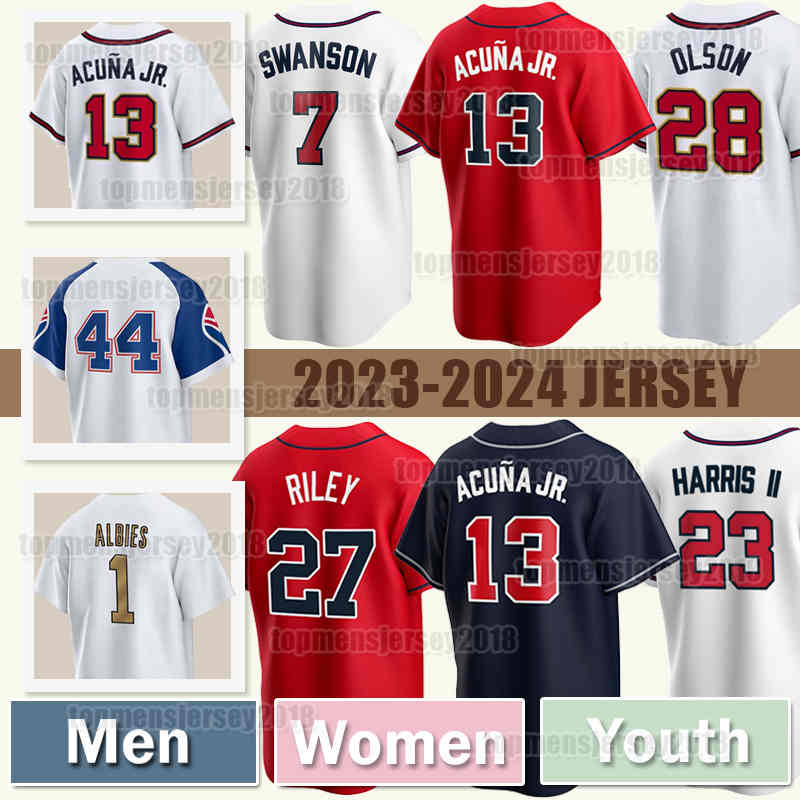 Ronald Acuna Jr. Matt Olson Jersey Ozzie Albies Baseball Braves Austin Riley Atlanta Michael Harris II Max Fried Hank Aaron Nick Anderson Dennis Santana Orlando Arcia, Men flex base jersey(y s)
Ronald Acuna Jr. Matt Olson Jersey Ozzie Albies Baseball Braves Austin Riley Atlanta Michael Harris II Max Fried Hank Aaron Nick Anderson Dennis Santana Orlando Arcia, Men flex base jersey(y s)