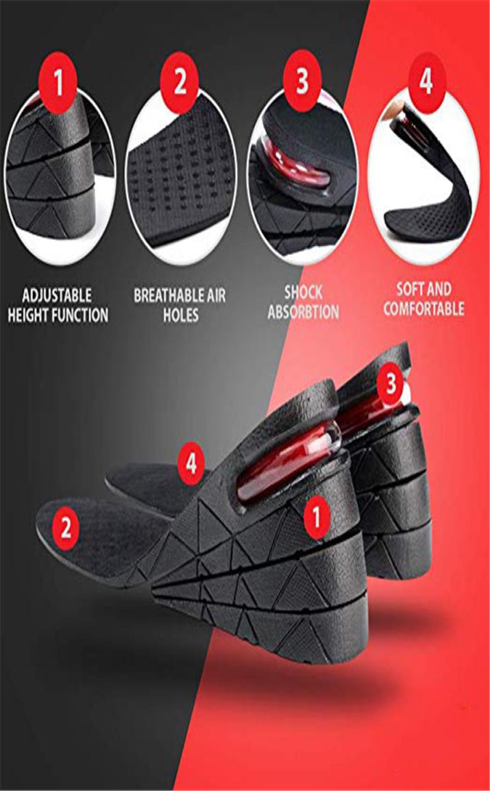 375cm Height Increase Insole Cushion Height Lift Adjustable Cut Shoe Heel Insert Taller Women Men Unisex Quality Foot Pads6296222
375cm Height Increase Insole Cushion Height Lift Adjustable Cut Shoe Heel Insert Taller Women Men Unisex Quality Foot Pads6296222