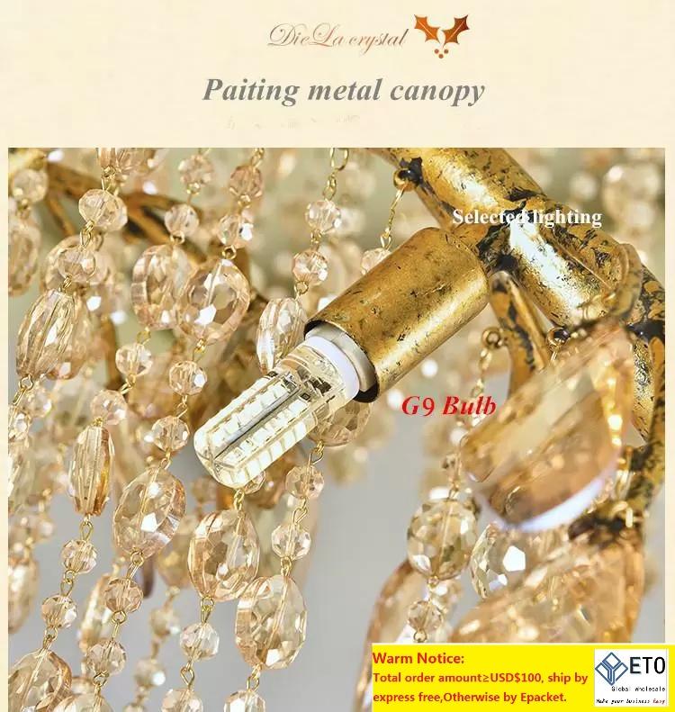 Modern Minimalist Crystal Chandeliers Lustres Cristal Pendant Lamps G9 K9 Crystal Large Chandeliers Lighting for Hotel Deco