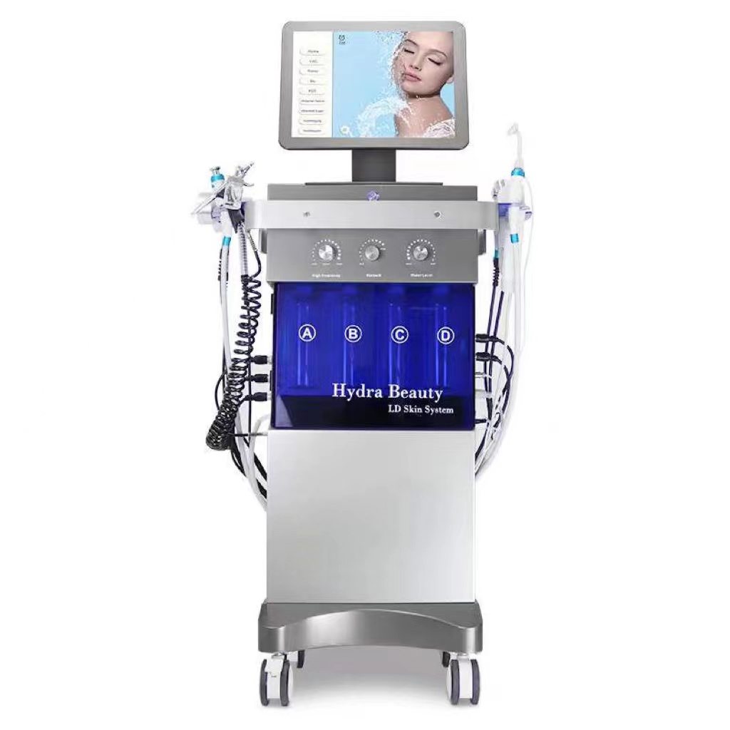 2023 12in1 hydro dermabrasion deep cleaning Microdermabrasion machine ultrasound wrinkle removal Face Lifting salon equipment