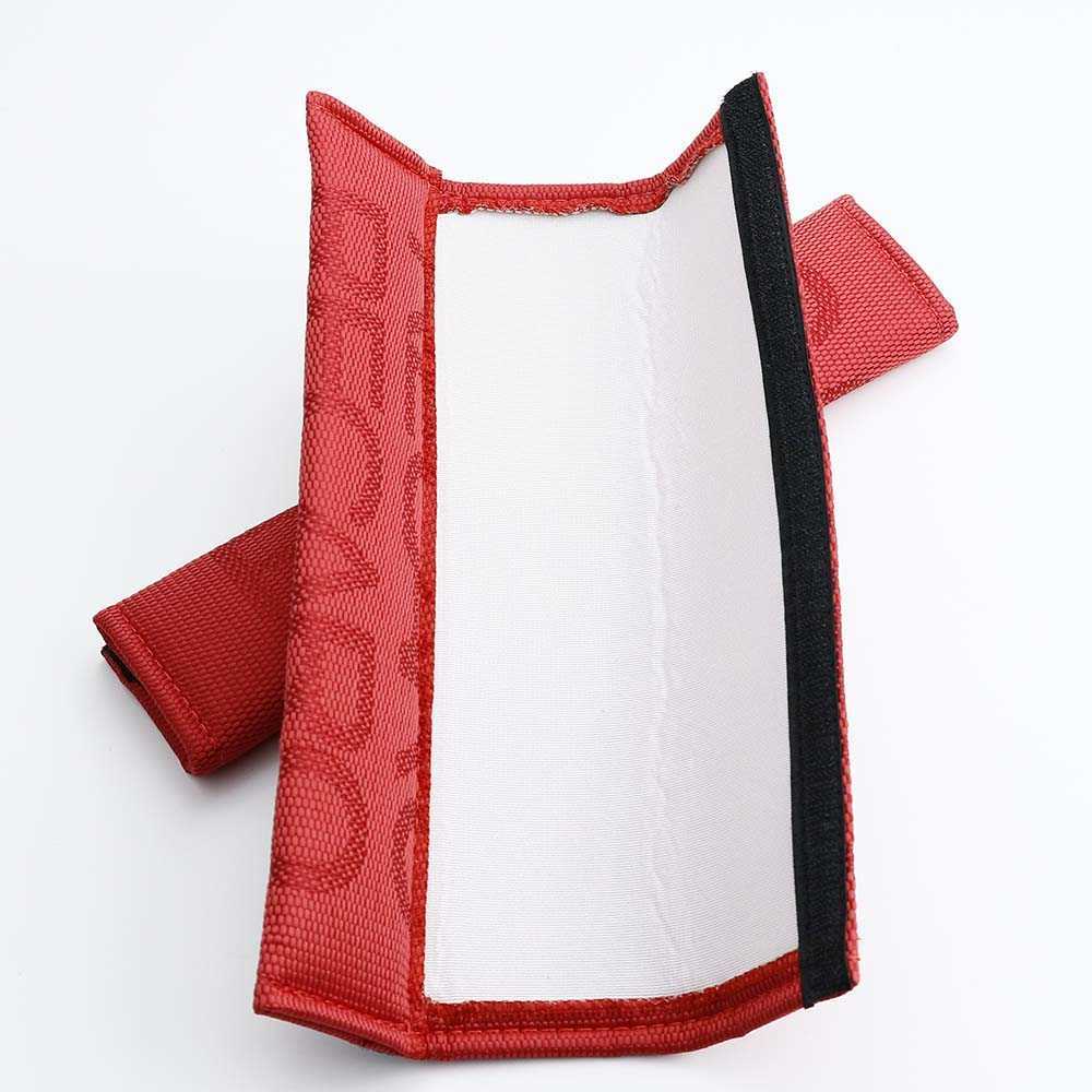 Safety Belts Accessories JDM Style RECARO Hyper Fabric Seat Belt Cover Shoulder Strap Pad Harness Pads for Universal Car T221212