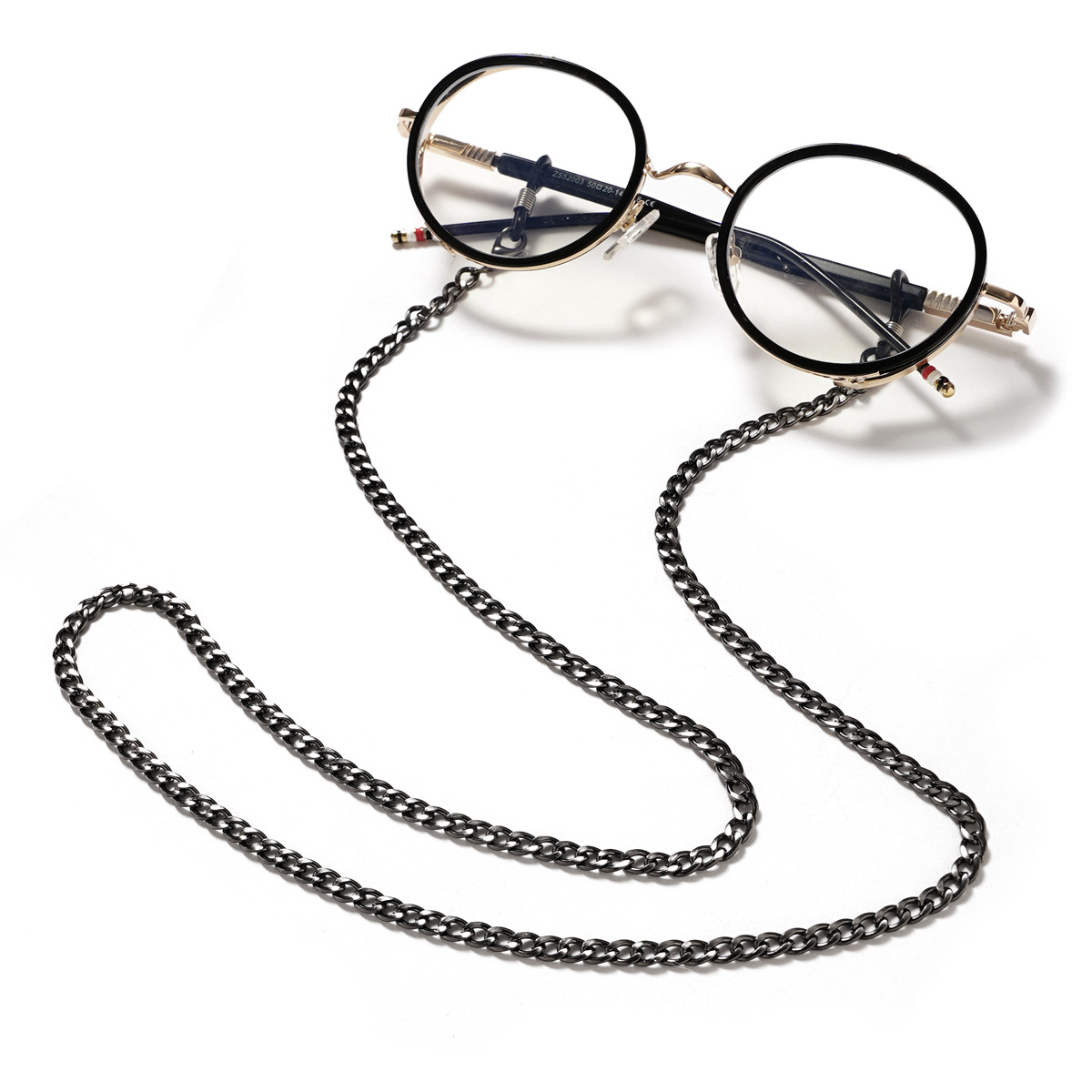 Simple Link Chain For Glasses Mask Lanyard Women Men Stainless Steel Gold Color Sunglasses Chains Eyewear Cord Strap