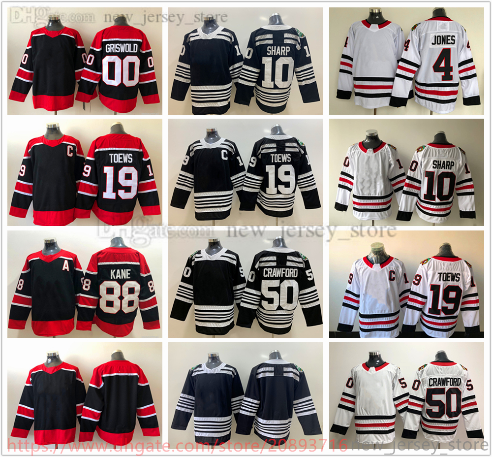 Movie College Ice Hockey Wears Jerseys Stitched 88PatrickKane 19JonathanToews 50CoreyCrawford 10PatrickSharp 4SethJones 00ClarkGriswold Men Jersey, As picture
Movie College Ice Hockey Wears Jerseys Stitched 88PatrickKane 19JonathanToews 50CoreyCrawford 10PatrickSharp 4SethJones 00ClarkGriswold Men Jersey, As picture