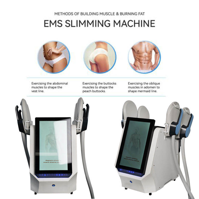 2023 4 In 1 Fat Burn Slimming Equipment Ems Portable Stimulator 4 Handles Ems Slim Neo Rf Muscle Body Sculpting Machine