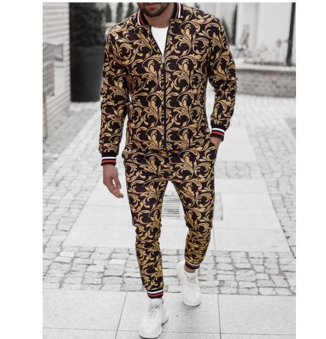 Men Tracksuits Leopard Suit 2 Pieces Sport Suits European American Trends 3D Print Zipper Slim Casual sets Fashion Tracksuit Men Sportswear, 07
Men Tracksuits Leopard Suit 2 Pieces Sport Suits European American Trends 3D Print Zipper Slim Casual sets Fashion Tracksuit Men Sportswear, 07