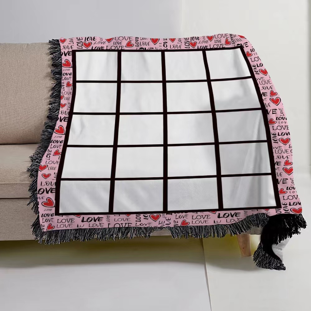 Sublimation Blank Blanket with Tassel 20 penels blankets Heat transfer Printing Shawl Wrap Sofa sleeping throw blankets 125X150cm
Sublimation Blank Blanket with Tassel 20 penels blankets Heat transfer Printing Shawl Wrap Sofa sleeping throw blankets 125X150cm