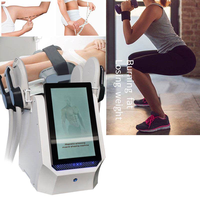 2023 4 In 1 Fat Burn Slimming Equipment Ems Portable Stimulator 4 Handles Ems Slim Neo Rf Muscle Body Sculpting Machine