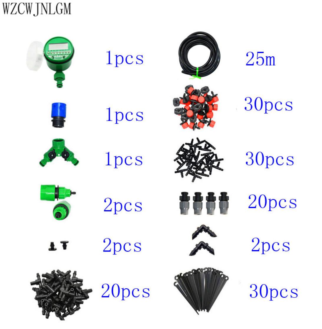 Garden Irrigation System DIY Automatic Watering Microsystem Garden SelfIrrigation Kit with Adjustable Dripper25m 1set4589359, Red
Garden Irrigation System DIY Automatic Watering Microsystem Garden SelfIrrigation Kit with Adjustable Dripper25m 1set4589359, Red