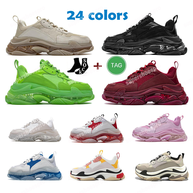 Luxury Triple s Designer Shoes Sneakers Men Women Fashion Tennis Sneaker Casual Platform Mens Trainers Sports Black White Dark Grey Pink Split Mint Crystal Bottom, 36-40(10)
Luxury Triple s Designer Shoes Sneakers Men Women Fashion Tennis Sneaker Casual Platform Mens Trainers Sports Black White Dark Grey Pink Split Mint Crystal Bottom, 36-40(10)