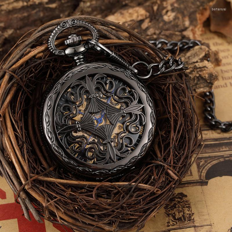 Pocket Watches Vintage Cross Engraved Hand Wind Mechanical Watch Men Hollow Skeleton Black Steampunk Neckalce Fob Unisex Pendant
Pocket Watches Vintage Cross Engraved Hand Wind Mechanical Watch Men Hollow Skeleton Black Steampunk Neckalce Fob Unisex Pendant