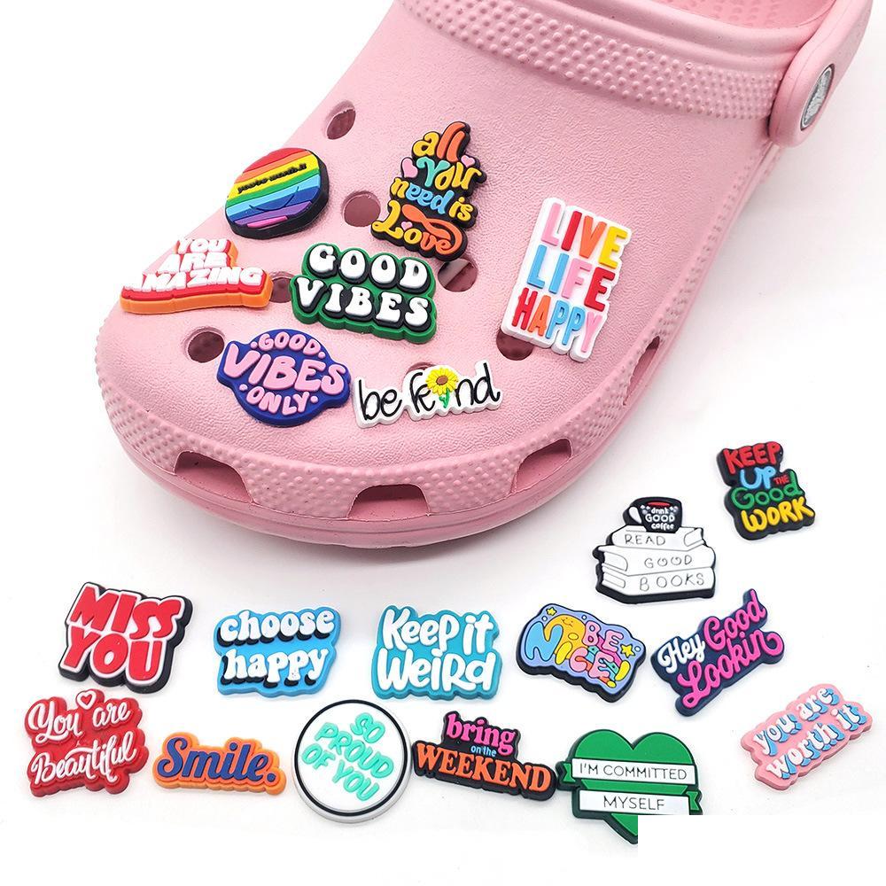 Shoe Parts Accessories 5030 Words Phrase Croc Charms Desiner Or Custom For Shoes Wall Art Decoration Cture Drop Delivery Dhsrq
Shoe Parts Accessories 5030 Words Phrase Croc Charms Desiner Or Custom For Shoes Wall Art Decoration Cture Drop Delivery Dhsrq