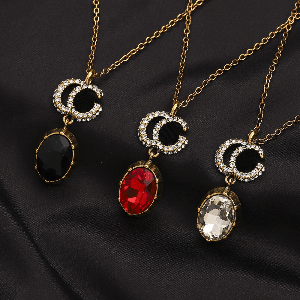 Fashion Multicolor Gem Necklace Luxury Girl Love Pendant Necklace Designer Jewelry Classic Premium Accessories Long Chain For Women 18k Gold Plated
Fashion Multicolor Gem Necklace Luxury Girl Love Pendant Necklace Designer Jewelry Classic Premium Accessories Long Chain For Women 18k Gold Plated