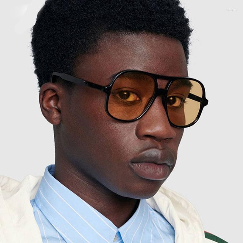Sunglasses Retro Vintage Aviation Women Men Transparent Clear Frame Brown Lens Shades 70s 90s Yellow Tinted Sun Glasses Oversize
Sunglasses Retro Vintage Aviation Women Men Transparent Clear Frame Brown Lens Shades 70s 90s Yellow Tinted Sun Glasses Oversize