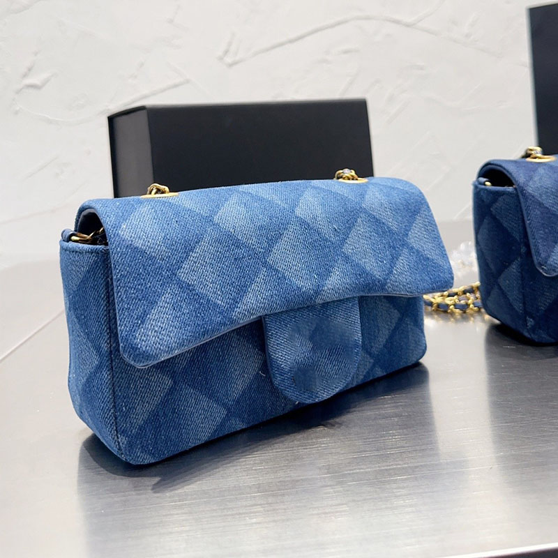 CC Bags Luxury Brand Cross Body Denim Print Women Crossbody Bag Matelasse Classic Flap Handbag Retro Shoulder Bag Wallet Trend Pochettes Car, Blue
CC Bags Luxury Brand Cross Body Denim Print Women Crossbody Bag Matelasse Classic Flap Handbag Retro Shoulder Bag Wallet Trend Pochettes Car, Blue