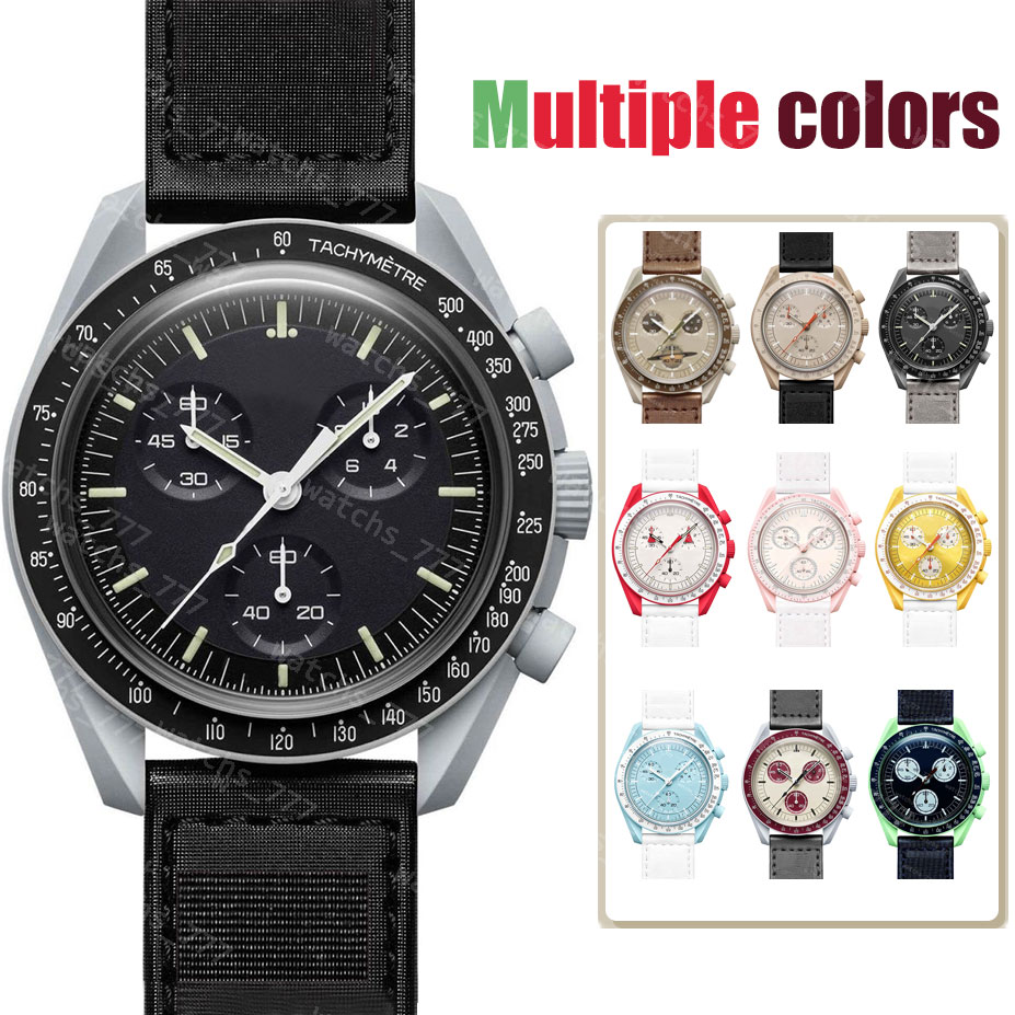 Biographic Planet Moon Designer Watch Mens Watchs Full function Quarz chronograph Mission To Mercury 42mm nylon luxury watch limited edition gift Wristwatches
Biographic Planet Moon Designer Watch Mens Watchs Full function Quarz chronograph Mission To Mercury 42mm nylon luxury watch limited edition gift Wristwatches